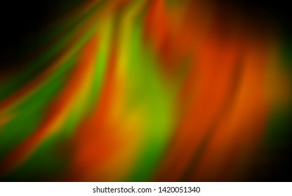 Dark Green, Yellow vector abstract layout. A completely new colored illustration in blur style. New way of your design.