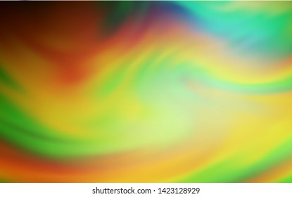 Dark Green, Yellow vector abstract bright pattern. An elegant bright illustration with gradient. Blurred design for your web site.