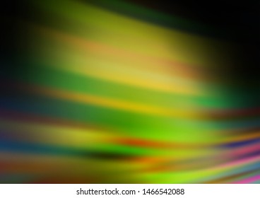 Dark Green, Yellow vector abstract blurred template. Shining colorful illustration in a Brand new style. The blurred design can be used for your web site.