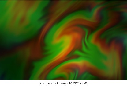 Dark Green, Yellow vector abstract bright pattern. Abstract colorful illustration with gradient. The best blurred design for your business.