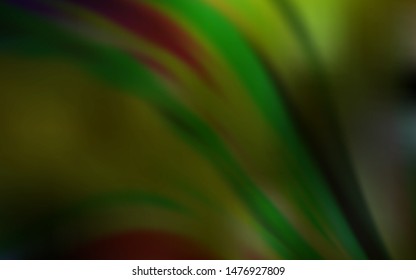Dark Green, Yellow vector abstract blurred layout. Shining colored illustration in smart style. Blurred design for your web site.