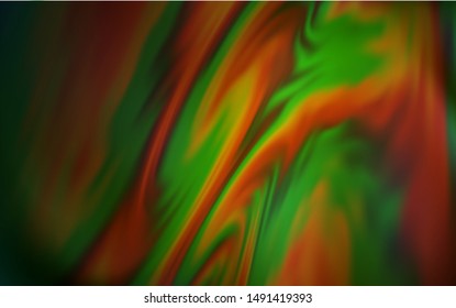 Dark Green, Yellow vector abstract blurred background. New colored illustration in blur style with gradient. Blurred design for your web site.