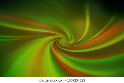 Dark Green, Yellow vector abstract blurred layout. New colored illustration in blur style with gradient. Background for designs.