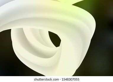 Dark Green, Yellow vector abstract blurred layout. Shining colorful illustration in smart style. New style for your business design.