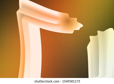 Dark Green, Yellow vector abstract bright template. Colorful abstract illustration with gradient. Elegant background for a brand book.