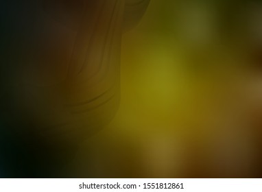 Dark Green, Yellow vector abstract bright template. New colored illustration in blur style with gradient. Background for designs.
