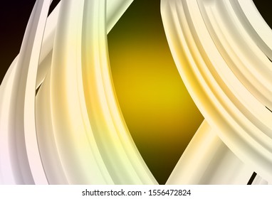 Dark Green, Yellow vector abstract blurred layout. Modern abstract illustration with gradient. New style design for your brand book.