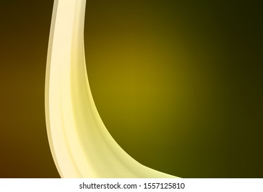 Dark Green, Yellow vector abstract bright texture. New colored illustration in blur style with gradient. Elegant background for a brand book.