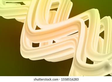 Dark Green, Yellow vector abstract blurred layout. New colored illustration in blur style with gradient. Smart design for your work.