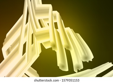 Dark Green, Yellow vector abstract layout. New colored illustration in blur style with gradient. Blurred design for your web site.