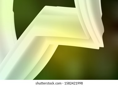 Dark Green, Yellow vector abstract layout. Modern abstract illustration with gradient. New design for your business.