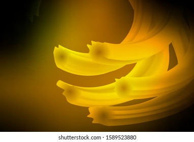 Dark Green, Yellow vector abstract bright template. Colorful illustration in abstract style with gradient. New design for your business.
