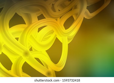 Dark Green, Yellow vector abstract blurred background. Colorful illustration in abstract style with gradient. Blurred design for your web site.