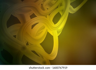 Dark Green, Yellow vector abstract bright texture. Modern abstract illustration with gradient. New way of your design.