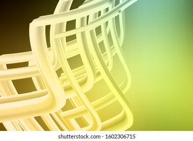 Dark Green, Yellow vector abstract blurred layout. New colored illustration in blur style with gradient. Completely new design for your business.