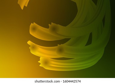 Dark Green, Yellow vector abstract layout. New colored illustration in blur style with gradient. Blurred design for your web site.