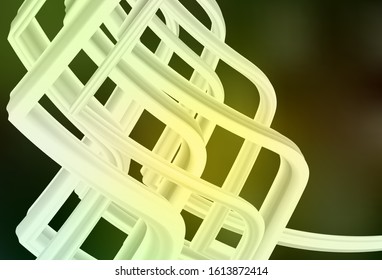 Dark Green, Yellow vector abstract layout. Glitter abstract illustration with gradient design. Smart design for your work.