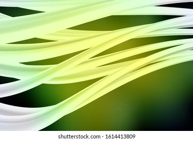 Dark Green, Yellow vector abstract blurred background. An elegant bright illustration with gradient. New way of your design.