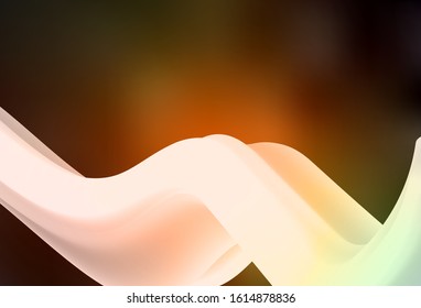 Dark Green, Yellow vector abstract blurred background. Modern abstract illustration with gradient. Completely new design for your business.