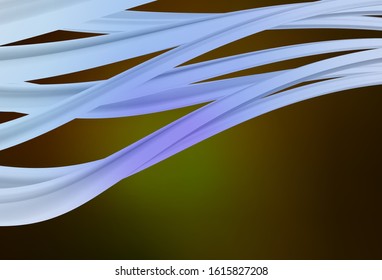 Dark Green, Yellow vector abstract layout. Colorful illustration in abstract style with gradient. New way of your design.