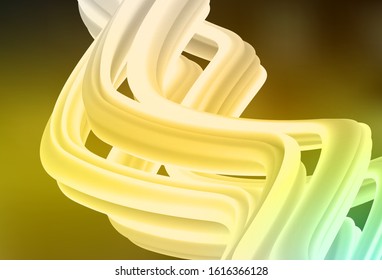 Dark Green, Yellow vector abstract blurred background. New colored illustration in blur style with gradient. New style for your business design.
