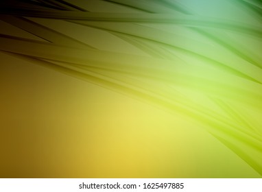 Dark Green, Yellow vector abstract bright template. Creative illustration in halftone style with gradient. New style design for your brand book.