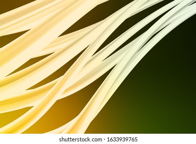 Dark Green, Yellow vector abstract blurred background. An elegant bright illustration with gradient. Elegant background for a brand book.