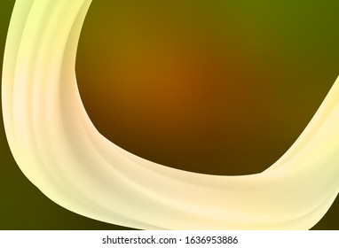 Dark Green, Yellow vector abstract bright texture. Abstract colorful illustration with gradient. Elegant background for a brand book.