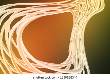 Dark Green, Yellow vector abstract bright template. Colorful abstract illustration with gradient. New style design for your brand book.