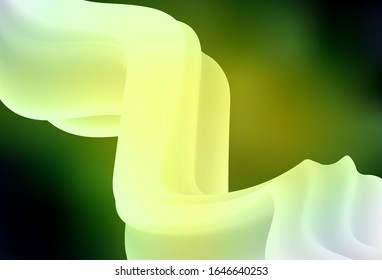 Dark Green, Yellow vector abstract bright pattern. Modern abstract illustration with gradient. Elegant background for a brand book.
