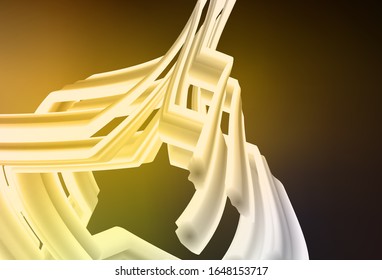 Planta brillante abstracta de vector amarillo, verde oscuro. Una ilustración de color completamente nueva en un estilo borroso. Antecedentes elegantes para un libro de marca.