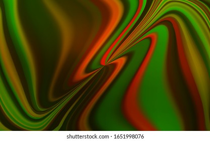 Dark Green, Yellow vector abstract bright texture. Creative illustration in halftone style with gradient. New way of your design.