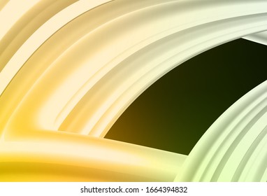 Dark Green, Yellow vector abstract blurred background. Shining colorful illustration in smart style. Elegant background for a brand book.