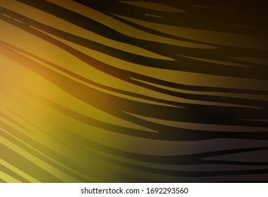 Dark Green, Yellow vector abstract bright pattern. Glitter abstract illustration with gradient design. Completely new design for your business.