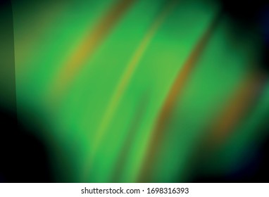 Dark Green, Yellow vector abstract bright template. New colored illustration in blur style with gradient. Blurred design for your web site.