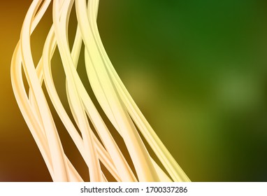 Verde oscuro, fondo abstracto vectorial amarillo borroso. Una ilustración de color completamente nueva en un estilo borroso. Diseño inteligente para su trabajo.