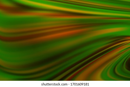 Dark Green, Yellow vector abstract bright texture. Modern abstract illustration with gradient. New style for your business design.
