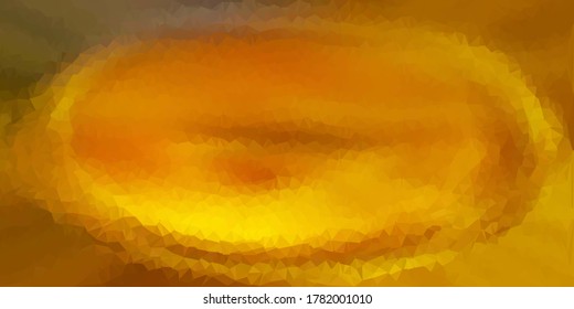 Dark green, yellow vector abstract triangle backdrop. Decorative colorful illustration with abstract triangles. Sample for your designs.