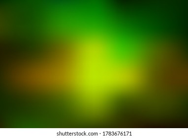 Dark Green, Yellow vector abstract bright texture. Shining colorful illustration in smart style. New style for your business design.