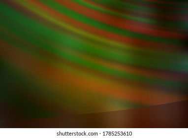 Dark Green, Yellow vector abstract bright template. An elegant bright illustration with gradient. Blurred design for your web site.