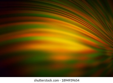 Dark Green, Yellow vector abstract bright pattern. Abstract colorful illustration with gradient. Elegant background for a brand book.