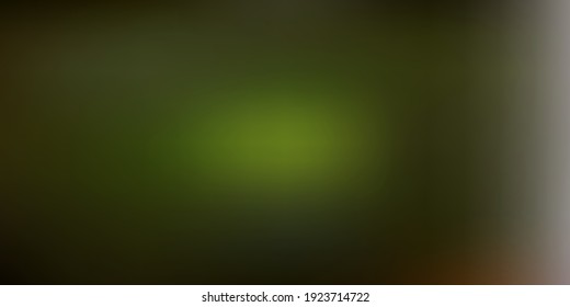 Fondo de desenfoque abstracto del vector amarillo, verde oscuro. Ilustración moderna y elegante con gradiente. Diseño de aplicaciones multipropósito.