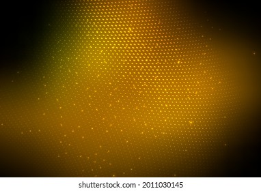 Dark Green, Yellow vector Abstract illustration with colored bubbles in nature style. Abstract illustration with colored bubbles in nature style. Simple design for your web site.