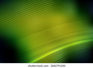 Dark Green, Yellow vector abstract bright texture. Shining colorful illustration in smart style. Elegant background for a brand book.