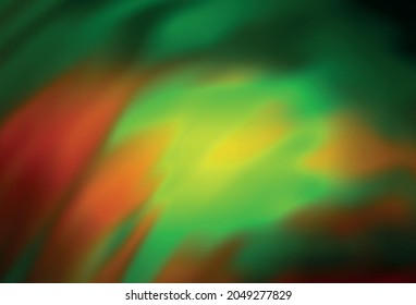 Dark Green, Yellow vector abstract blurred background. New colored illustration in blur style with gradient. Completely new design for your business.