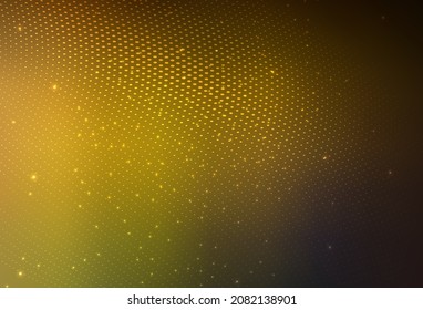 Dark Green, Yellow vector Abstract illustration with colored bubbles in nature style. Beautiful colored illustration with blurred circles in nature style. Base for booklets, leaflets