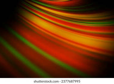 Disposición borrosa abstracta de vector amarillo, verde oscuro. Ilustración colorida abstracta con gradiente. Diseño completamente nuevo para su negocio.