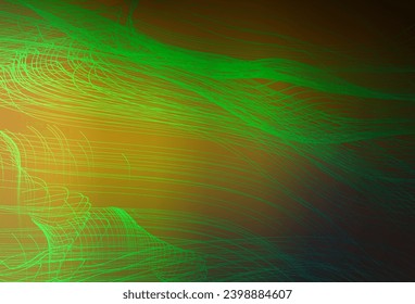 Dark Green, Yellow vector abstract blurred layout. Modern abstract illustration with gradient. Completely new design for your business.