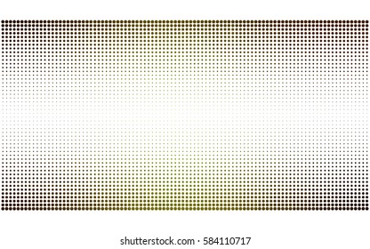 Dark Green, Yellow vector abstract pattern with circles. Geometry template for your business design. Background with colored spheres.