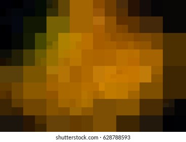 Dark Green, Yellow vector abstract textured polygonal background. Blurry rectangle design. Pattern can be used for background.